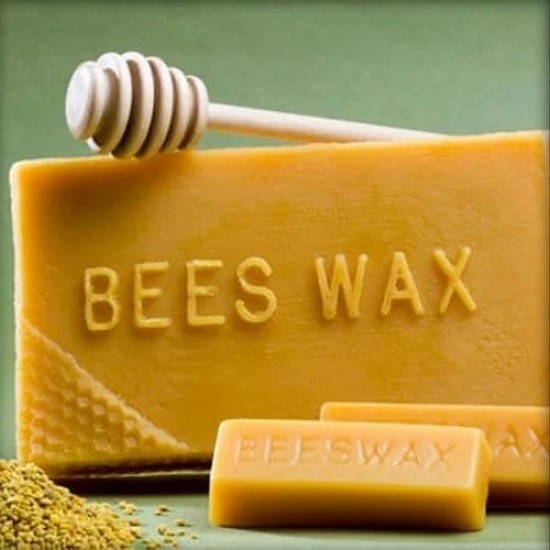 Pure Beeswax for Candle Making – Beeswax Bars – 450g (1lb) | For DIY Crafts, Cosmetics & Organic Candles