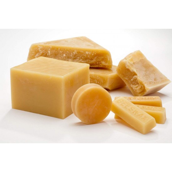 Pure Beeswax for Candle Making – Beeswax Bars – 450g (1lb) | For DIY Crafts, Cosmetics & Organic Candles