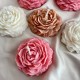 Peony Blossom Candles – Hand-Poured & Highly Detailed | White & Colored | Scented & Unscented Variants