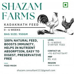 Kadaknath Starter Feed (0–6 Weeks)